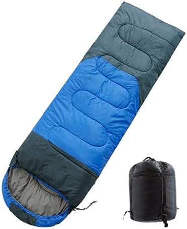 ZLXDP отворено кампување торба за спиење Возрасна зима ладна пролет и есен памук единечна топла вреќа за спиење