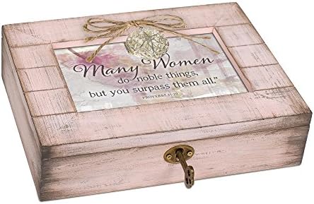 Куќата градина Многу жени благородни работи руменило розово потресено музичко кутија за лоци