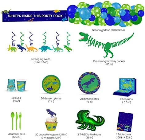 Мојата Грека Диносаурус Роденден Материјали - - Трекс Тема Украси Сет-Плочи, Чаши, Салфетки, Кекс Топери &засилувач; Обвивки, Среќен Роденден Банер, Маса Покритие, Ба?