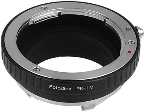 Адаптер за монтирање на леќи Fotodiox, Pentax K/PK леќи на камерата Leica M-серија, одговара на Leica M-Monochrome, M8.2, M9, M9-P, M10 и Ricoh GXR Mount A12