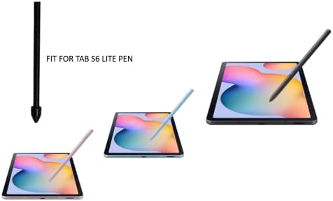 10 парчиња мека црна галаксија таб S6 | S6 Lite Pen Pens Pens/NIBS Замена за Samsung Galaxy Tab S6 | таб S6 lite touch Stylus s Pen со пинцер