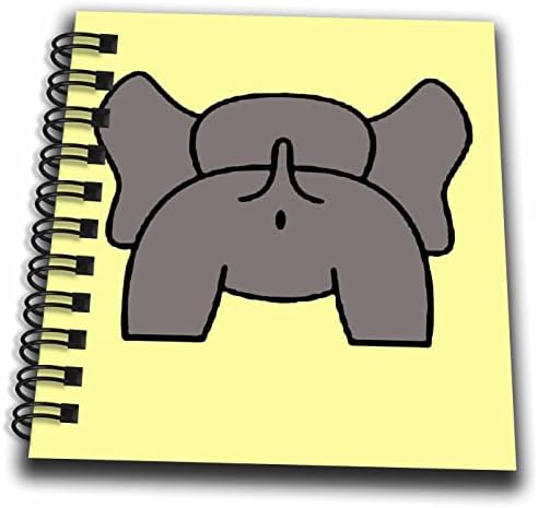 3дроза Заоблен Слон Задниот Дел Не Се Грижи За Ништо-Цртање Книги
