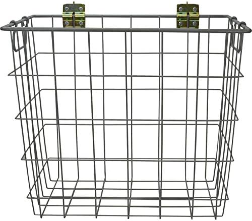 Cargosmart Borther Borther Track Basket-20in.w x 12in.d x 18in.h, обложен челик, за е-патека и x-патека
