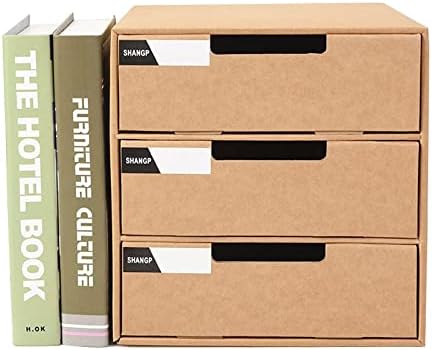 AUOFA4 хартија за чување десктоп за складирање на кутии за складирање на кутии за складирање на датотеки со повеќе слоеви за складирање