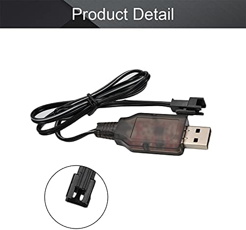 Филект 4.8 V 250mA USB Кабел ЗА Полнење СО ПРИКЛУЧОК SM-2P Конектор ЗА RC Автомобил Ni-MH Ni-Cd Батерија
