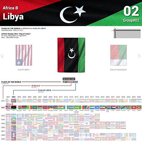 Sony Playstation 3 Суперслим Дизајн Кожата знаме На Либија Налепница Налепница За Playstation 3 Superslim