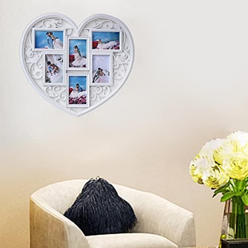 Амлесо wallид декор колаж со слики за сликарска рамка Семејната фото рамка за влегување во дневна соба
