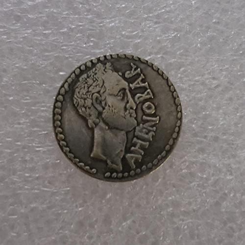 Занаети Римски Монета Месинг Сребрена Монета 4коин Колекција Комеморативна Монета