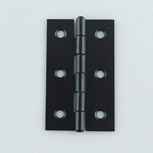 CZDYUF 10 парчиња црна железна врата шарки античко класично железо за мебел за врата фиока за фиоки со монтажни завртки хардверски алатки