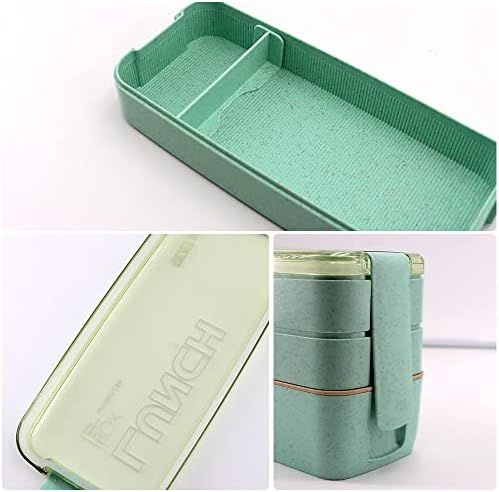 Meltset Бенто кутии кутија за ручек за деца со возрасни со вреќи со изолација, лажица и вилушка, контејнер за подготвување на оброк, јапонски