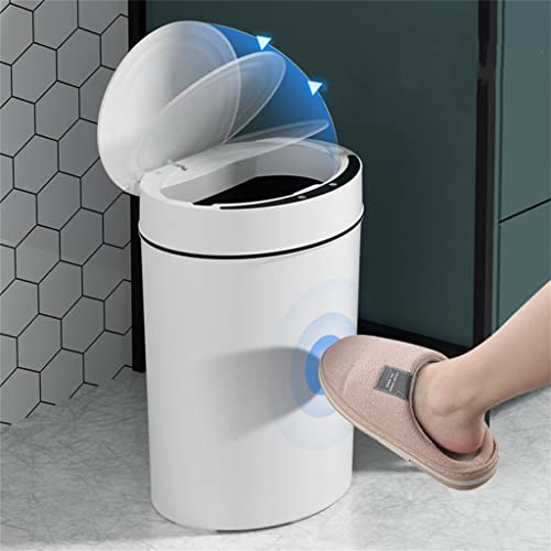 Cxdtbh Паметен Сензор Корпа За Отпадоци Кујна Бања Тоалет Ѓубре Може Најдобро Автоматско Индукција Водоотпорен Канта Со Капак