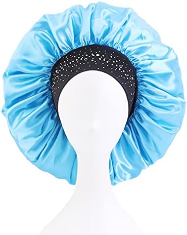 Jofow лента за коса Спиење женски широко распространето капаче цврста капа хемотерапија коса сатен капа за бејзбол капачиња капа за трчање