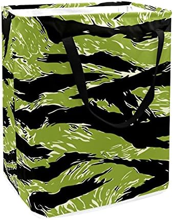60л Самостојна Перална Попречува Склопувачка Голема Облека Корпа Торби За Перење Алишта Со Рачки За Облека Играчки Камо Зелена Војска