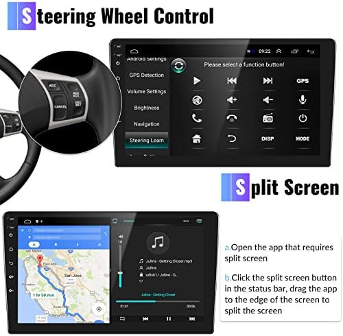 2+32G Андроид 11 Автомобил Стерео За Џип Гранд Чироки 2014-2017 Поддршка Безжичен Карплеј Андроид Авто,9 HD Екран На Допир Автомобил Радио Со WiFi,GPS
