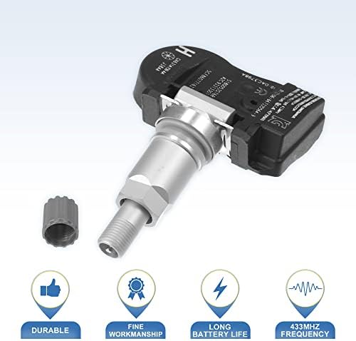 X Autohaux 4PCS GX63-1A159-AA C2D47173 Систем за мониторинг на притисок на гумите TPMS сензор 433MHz за Land Rover Range Rover/Evoque/Sport 2012-2021