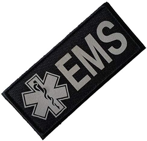 ЕМС итни медицински услуги рефлексивни закрпи го елементираат амблемот извезена тактичка значка воена кука и прицврстувач за