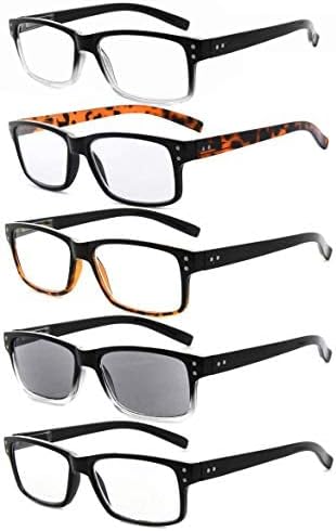 Очила Заштедете 10% На Комплет 5 Пакети Пролетни Шарки Очила За Читање За Мажи и 5 Пакети Класични Читатели +2.75