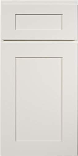 10x10 Белиот шејкер дизајнер СИТЕ Дрво кујнски кабинет пакет меки блиски шарки и лизгачки фиоки