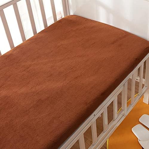 Бебе постелнина лим со кадифе корално креветче бебе зима задебелување на детскиот кревет за заштита на душекот за заштита од кревет покритие