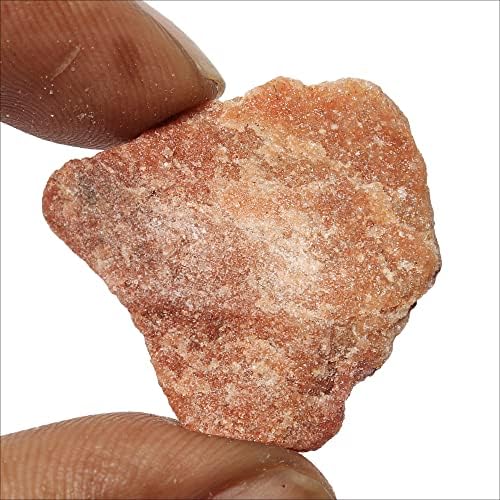 GemHub 32,5 Ct. Природна сурова груба розова жад земја минирана заздравувачки кристал груб лабав скапоцен камен за кабини, лапидар