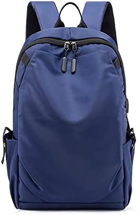 Ранец на патување и слободно време со порта за полнење со USB, водоотпорен сив ранец