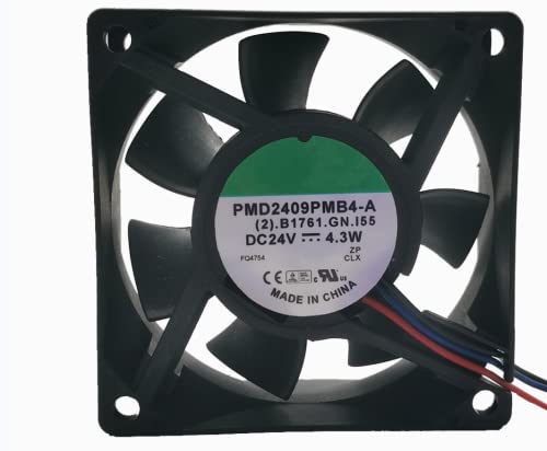 PMD2409PMB4-A 24V 4.3W 90X90X38MM 3-жичен вентилатор за ладење