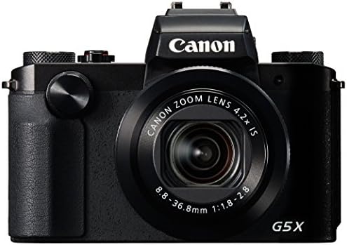 Канон Дигитална Камера PowerShot G5 X оптички 4.2 пати зум 1.0-инчен сензор PSG5X [Меѓународна Верзија, Без Гаранција]