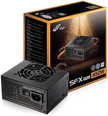 FSP 450W Mini ITX Решение/SFX 12V / Микро ATX 80 Плус Бронзено Сертифицирано Напојување &засилувач; Кулер Мајстор NR200 Бела СФФ