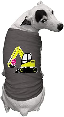 Багер со велигденско јајце - градежна кошула за кучиња