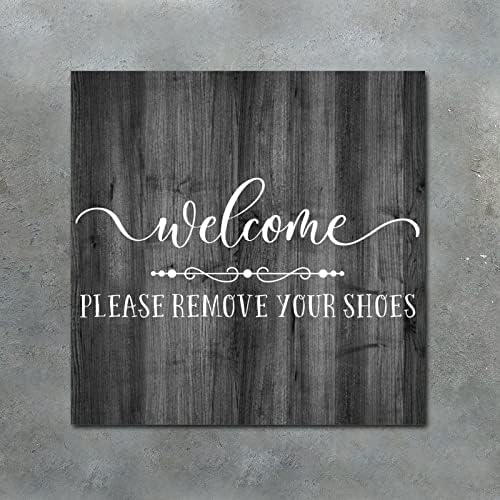 Дрвени знаци на толи со велејќи добредојде, ве молиме извадете ги чевлите Библијата стих дрвена плоча wallид што виси знак за