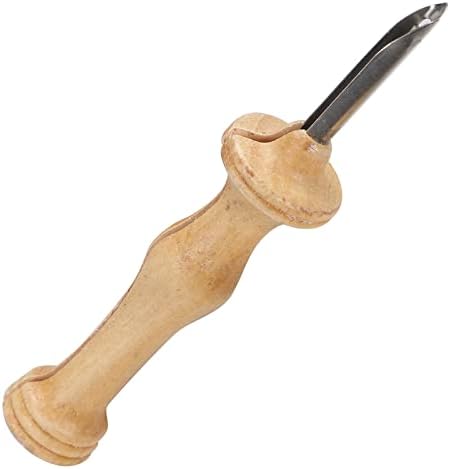 Вифифицирање на иглата Почувствувајте сет за удар, дрвена рачка вез за занаетчиска игла за игличка Апликација декорација за почетници или професионалци