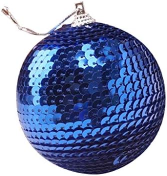 73IF97 Божиќни сјајни сјајни топка Божиќно дрво украс декорација 8 см