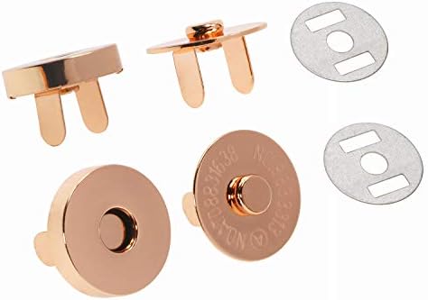 Mini Skater Magnetic Kets Clasp Snaps за шиење занаетчиска торба за облека за облека без алатки, 6-пакувања