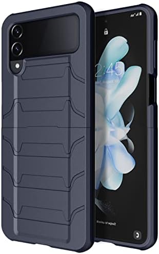 Футрола за голи Мобилни телефони За Galaxy Z Flip 4 5G, Специјален Опс Тактички Двослоен Цврст Заштитен Капак [Анти-Отпечаток од Прст] За Телефонот