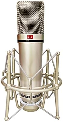 Celeus микрофон U87 емитување и снимање на кондензатор Комплет за професионален микрофон со 34мм голем вибрирачки дијафрагма
