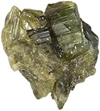Gemhub Бразилски зелена турмалин сурови груби лековити кристали 5,95 ct. Лабав скапоцен камен, турмалин за украсување дома ..