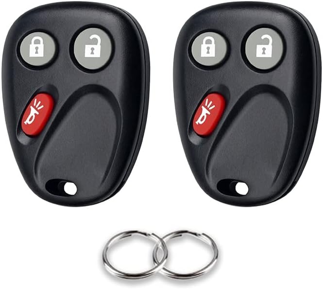 Замена на Xucanarmy Key FOB, далечински клуч за влез во клуч 3 копчиња за замена на клучот на автомобилот LHJ011 Fit for Chevrolet Equinox Tahoe 2003 2004 2005 2006 Cadillac GMC