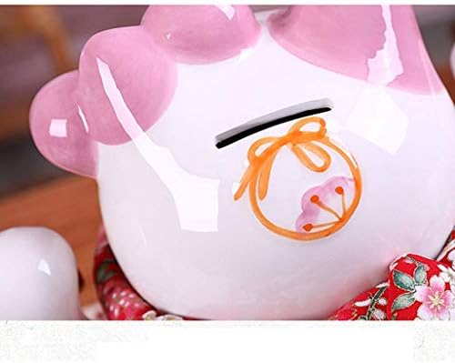 JYDQM Piggy Bank - Домашна дневна соба свинче банка пожелна розова свинче банка голем капацитет