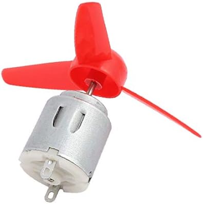 X-Ree DC 3V 0,15A 8000RPM 80mm DIA 3 Vanes Motor Propeller Red For RC Aircraft (DC 3V 0,15A 8000RPM 80mm DIA 3 VANES MOTOR RED ELICA