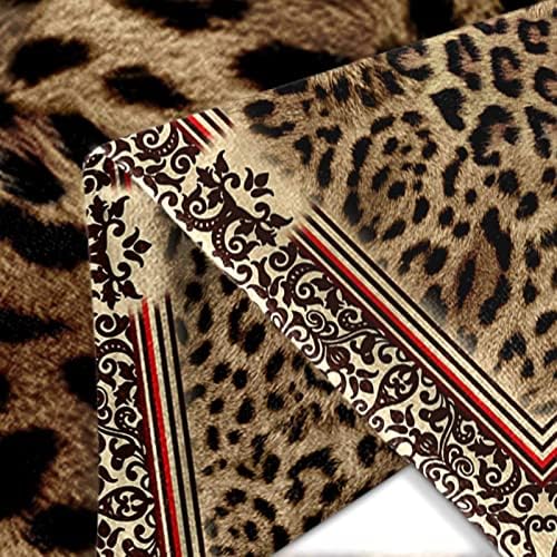 Емвент фрли перница за капаци Прекрасна дива лео -шема леопард кожа шал, животинско печатење Декоративна перница 26 x26 куќиште за