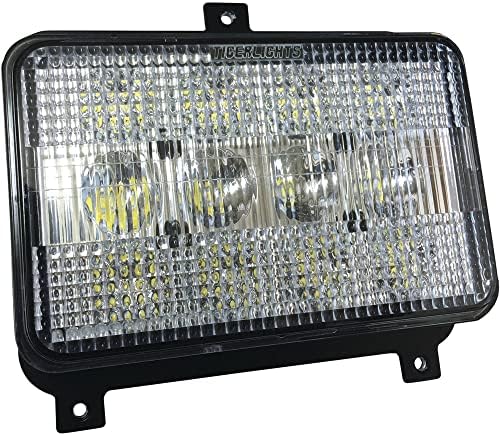 Tiger Lights TL6040 LED високи/ниски зрак компатибилен со/замена за AGCO 6124, 6144, 6145, 6175, 6195, 6215, 8510, 8610, 8710,