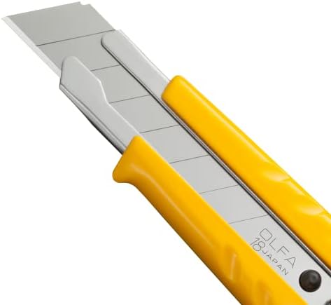 Олфа 18мм тешка должина од лопатките за замена, 100 лопати lb/cp100-лопати за замена на нож за нож, им одговара на повеќето ножеви за комунални