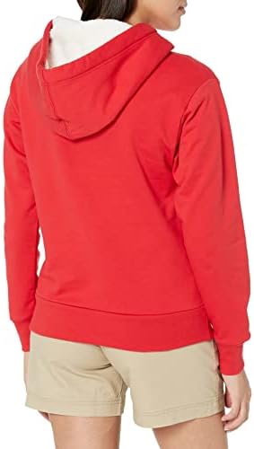 Gap женско лого Sherpa наредено џемпер со качулка