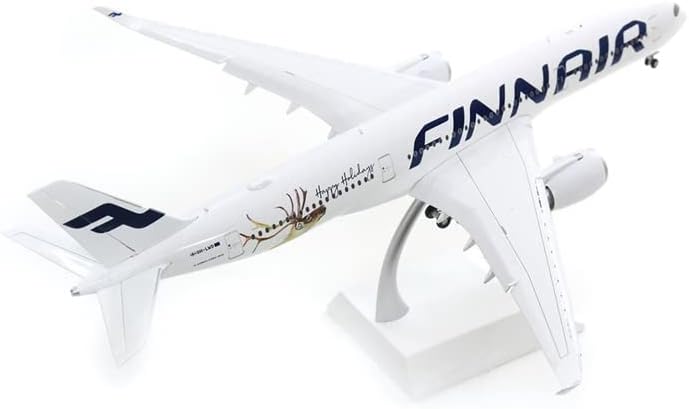 JC Wings Finnair A350 OH-lwd Среќни празници размачкани со Stand Limited Edition 1/200 Diecast Aircraft претходно изграден модел