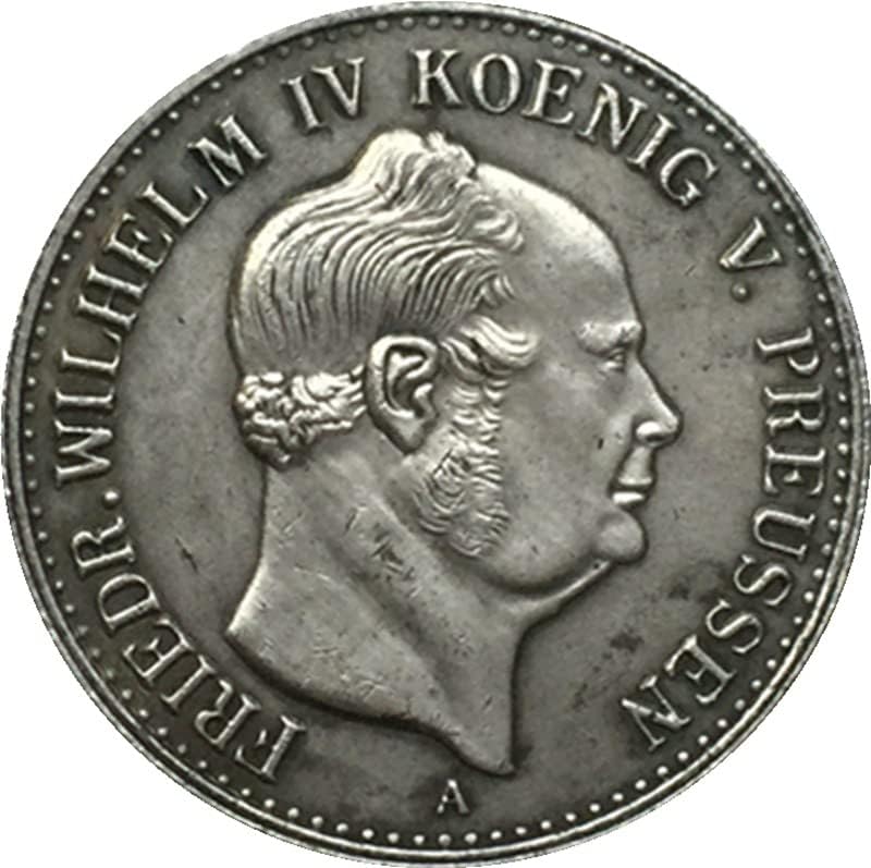 1852 германски монети бакарни сребрени антички монети монети занаетчиска колекција може да дува