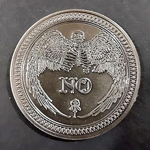 ДА - Нема Одлука Комеморативна Монета Значка Игра Оддел 青 古 决策 да-нема МЕМОРИЈАЛНА Монета