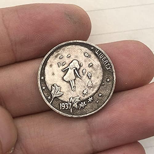 Реплика комеморативна монета сребрена монета американска монтажа за романтична монета 1937 година за занаетчиска колекција сувенири декорација дома подарок