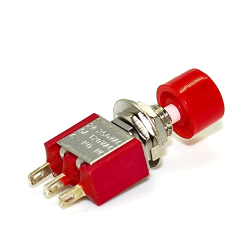 Micro Switch Red on-Мал прекинувачи за вклучување 3pin 6mm мини моментално автоматско враќање на копчето за притискање) прекинувачи) прекинувачи)