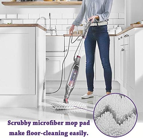 Flammi Steam Mop Pad for Genius genius genius lift-away pro s5003d s5002q s5003a s6001w s6001wm s6002 s6002c s6003d s6003 s3973d