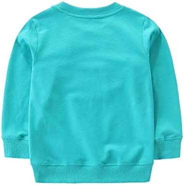 Hongshilian Unisex деца симпатична кошула со џемпер од памук од памук